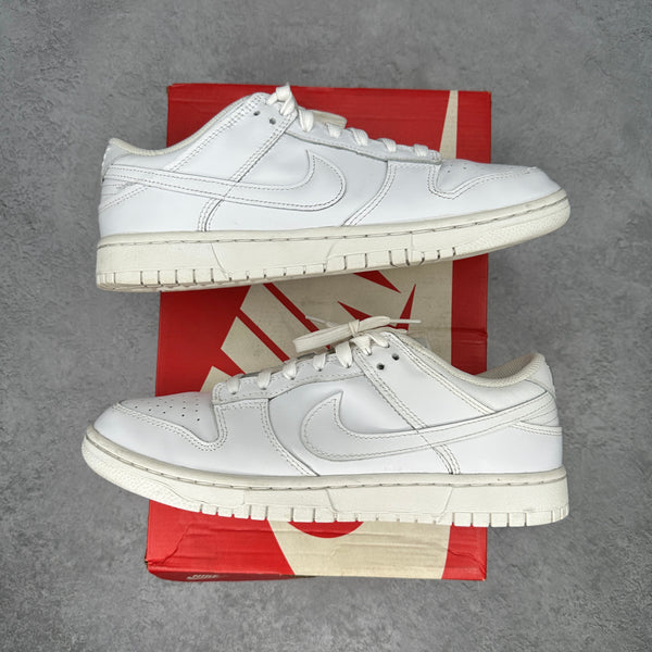 Nike Dunk Low Triple White (2021) (Women's) *pre-owned* SIZE 10M/11.5W