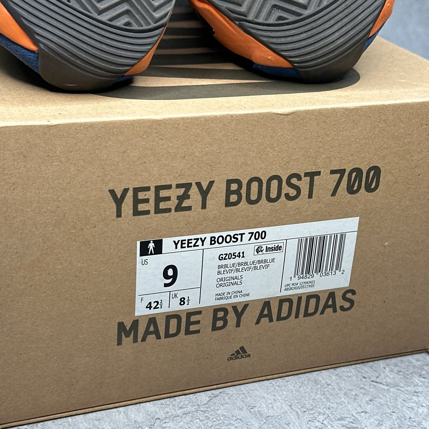 adidas Yeezy Boost 700 Bright Blue *pre - owned* SIZE 9 - Kicks Collective PA - adidas - GZ0541 - Men's Shoes - 9M/10.5W - Pre - Owned