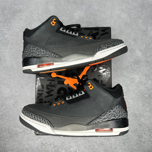Jordan 3 Retro Fear Pack (2023) *pre-owned* SIZE 10
