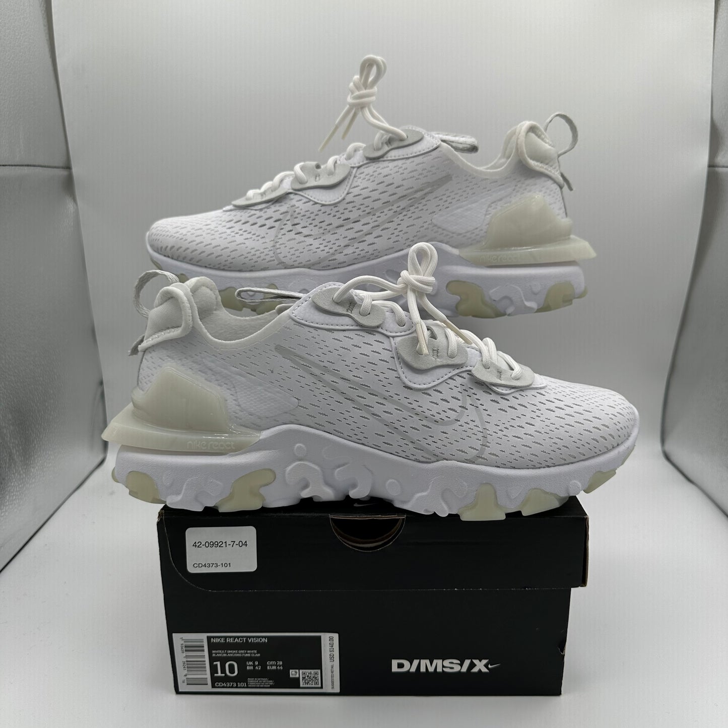 Nike React Vision White Light Smoke Grey