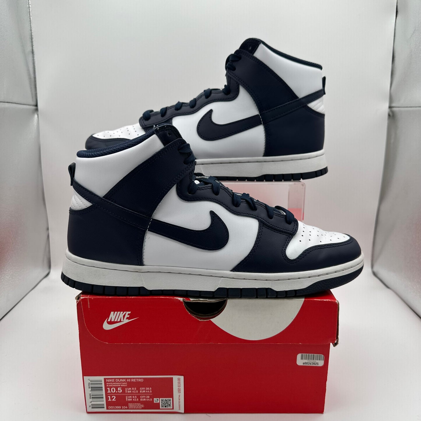 Nike Dunk High Championship Navy *pre-owned* (SIZE 10.5)