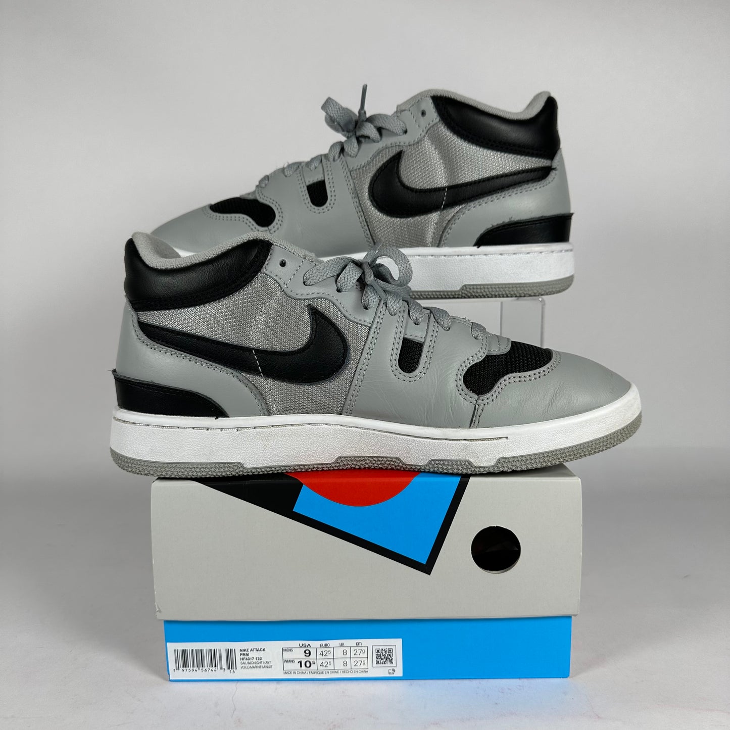 Nike Mac Attack OG Grey *pre-owned* size 9