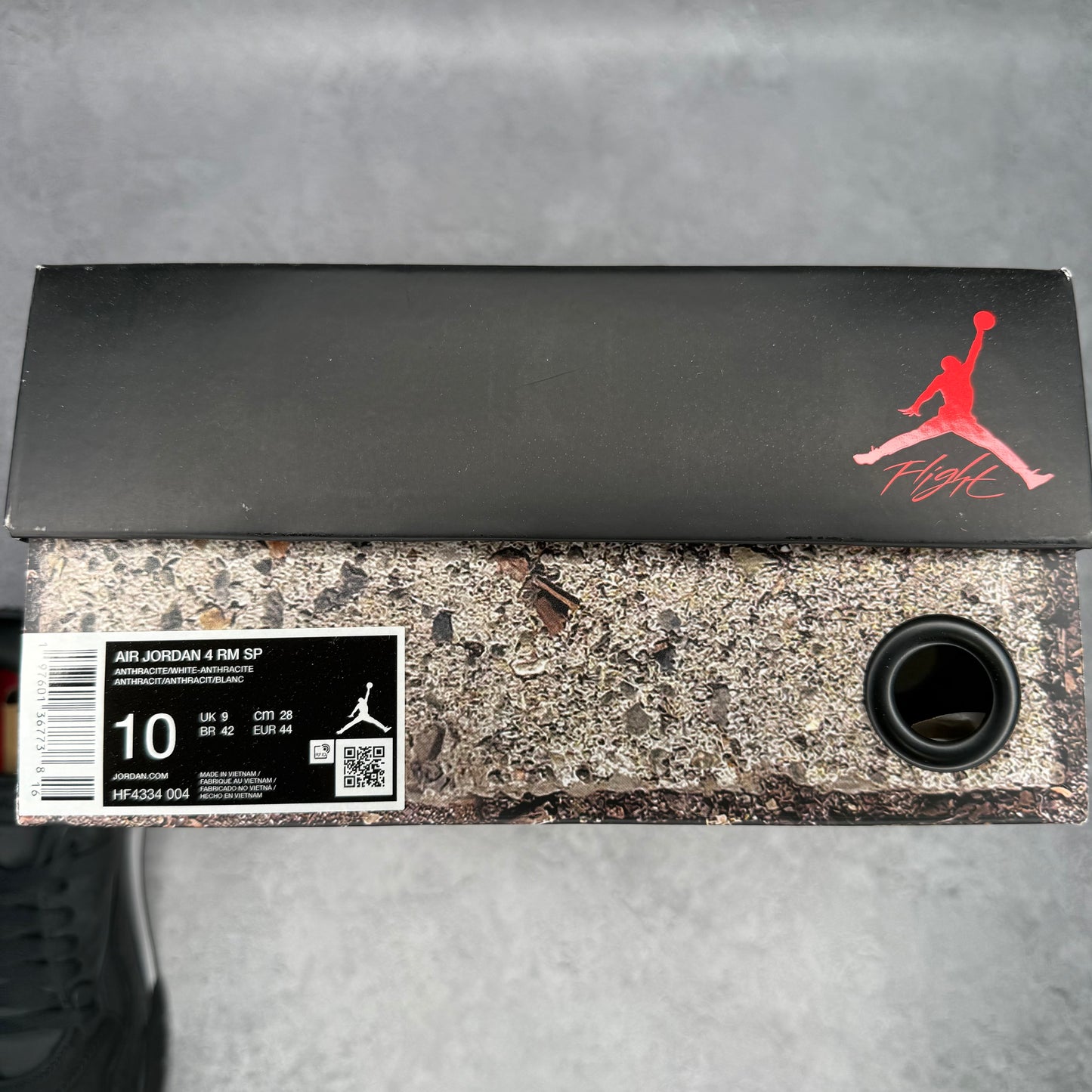 Jordan 4 RM SP Nigel Sylvester Driveway Grey