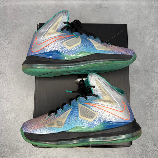 Nike LeBron X Re - Entry *pre - owned* SIZE 12 - Kicks Collective PA - Nike - 541100-008 - Men's Shoes - 12M/13.5W - Pre - Owned