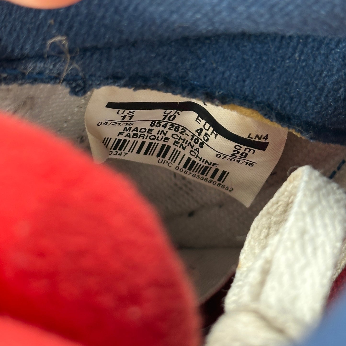 Jordan 3 Retro True Blue (2016) *pre-owned* SIZE 11