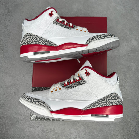 Jordan 3 Retro Cardinal Red