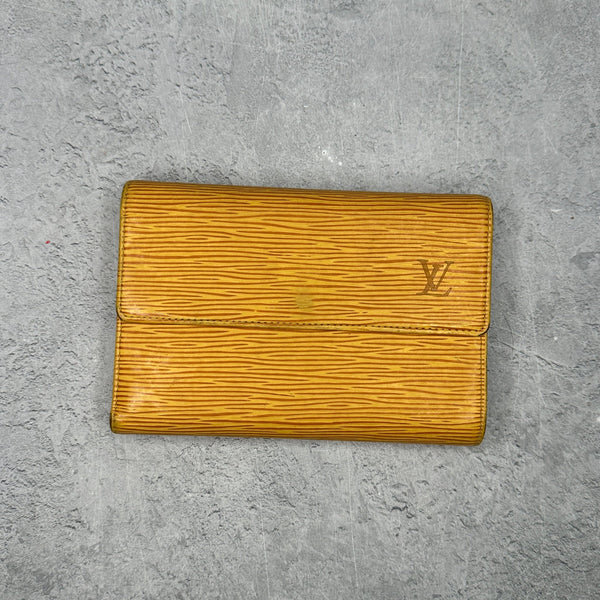 Louis Vuitton Epi Tresor Wallet Yellow/Purple *pre - owned* - Kicks Collective PA - Louis Vuitton - LV1 - Accessories - OS - Pre - Owned - No Box