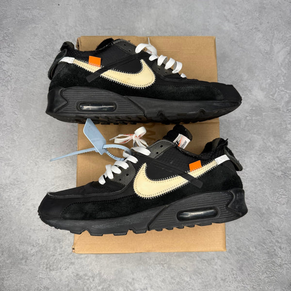 Nike Air Max 90 Off - White Black *pre - owned* SIZE 9.5 - Kicks Collective PA - Nike - AA7293-001 - Men's Shoes - 9.5M/11W - Pre - Owned