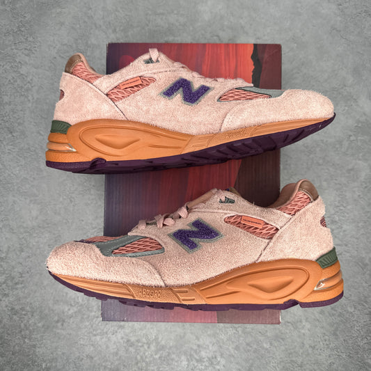New Balance 990v2 Salehe Bembury Sand Be The Time PADS *pre-owned* SIZE 10