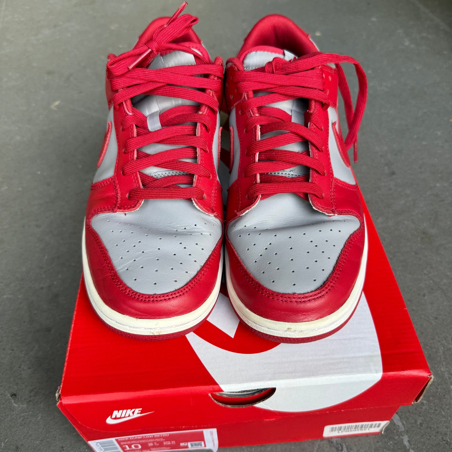 Nike Dunk Low Retro UNLV (2021) *pre-owned* (SIZE 10)