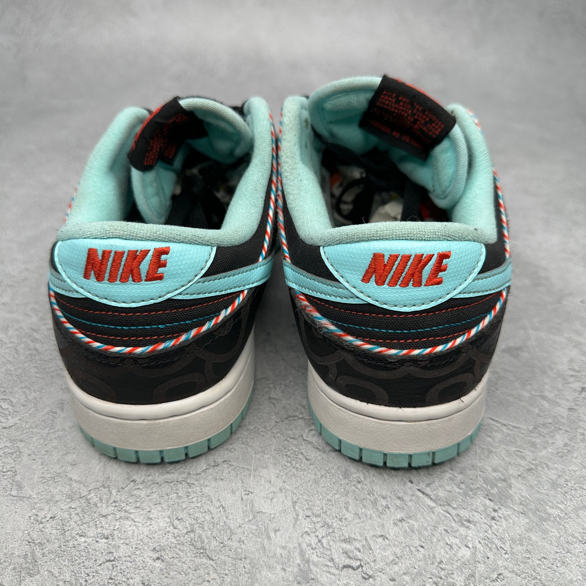 Nike Dunk Low SE Barber Shop Black *pre-owned* SIZE 8.5