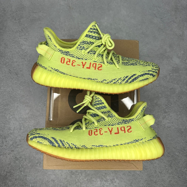 adidas Yeezy Boost 350 V2 Semi Frozen Yellow *pre - owned* SIZE 9 - Kicks Collective PA - adidas - B37572 - Men's Shoes - 9M/10.5W - Pre - Owned