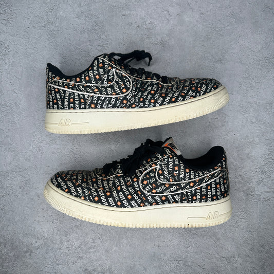 Nike Air Force 1 Low Just Do It Pack Black *pre-owned* SIZE 10.5