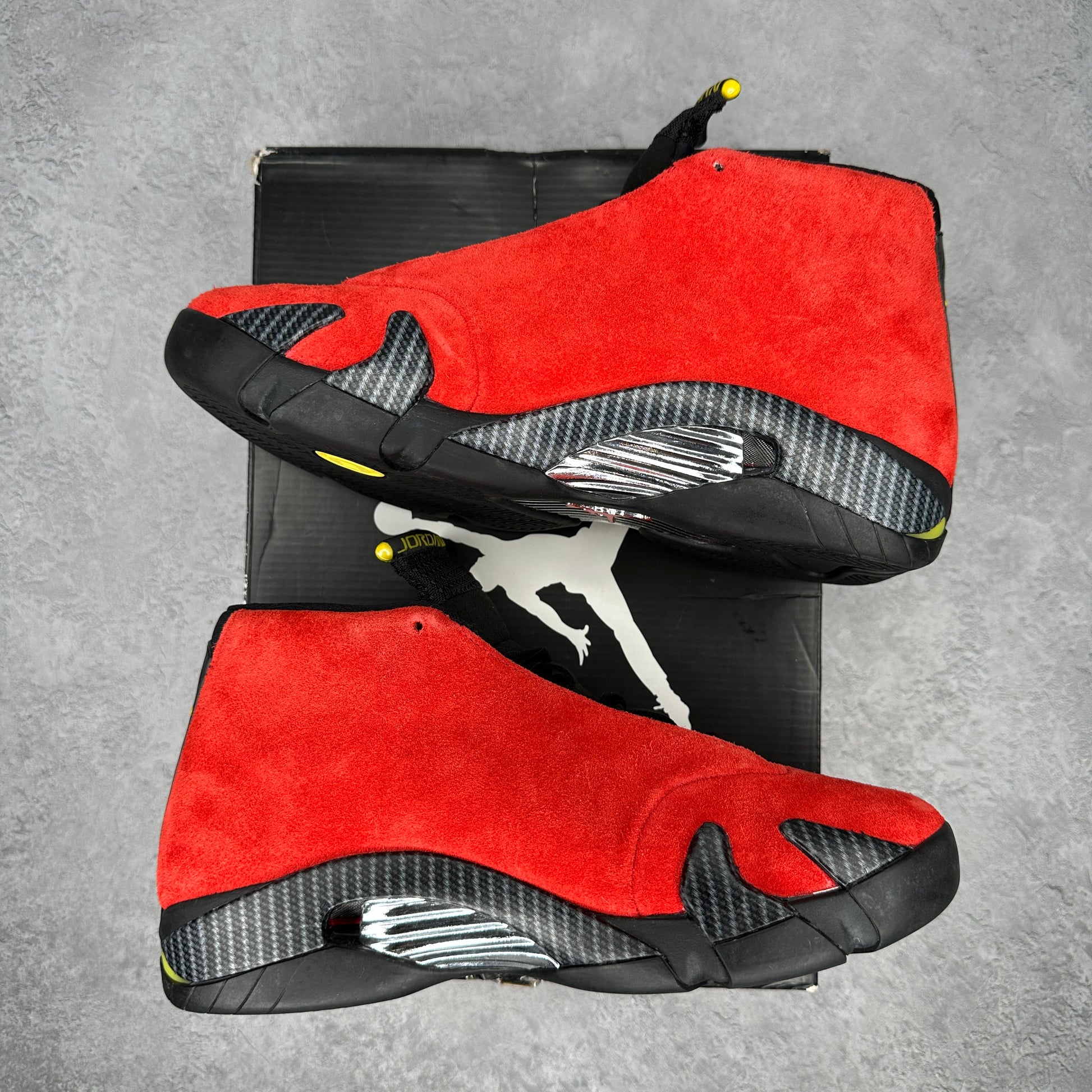 Jordan 14 Retro Challenge Red CLEAN *pre-owned* SIZE 8.5