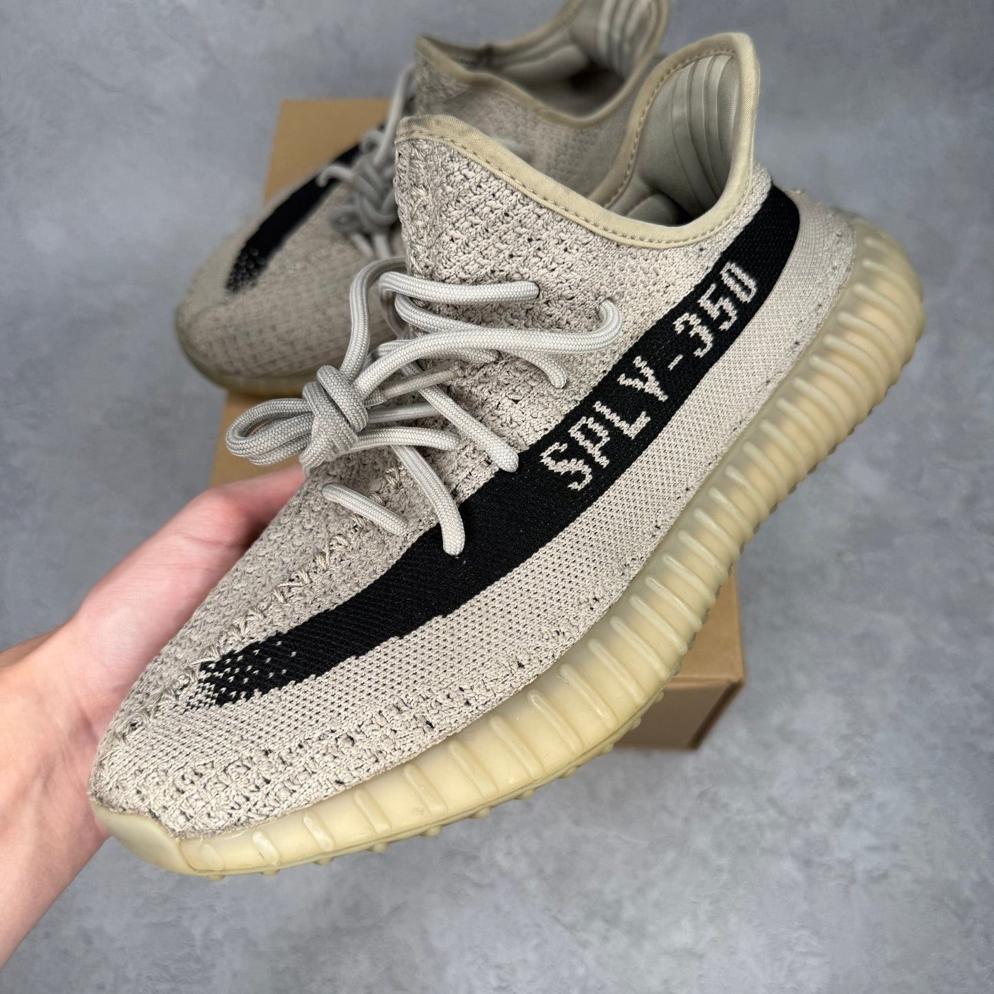 adidas Yeezy Boost 350 V2 Slate *pre - owned* SIZE 9 - Kicks Collective PA - adidas - HP7870 - Men's Shoes - 9M/10.5W - Pre - Owned