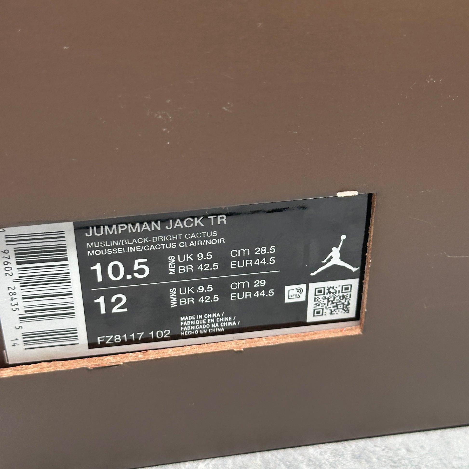 Jordan Jumpman Jack TR Travis Scott Bright Cactus WORN 1X OG ALL *pre-owned* SIZE 11