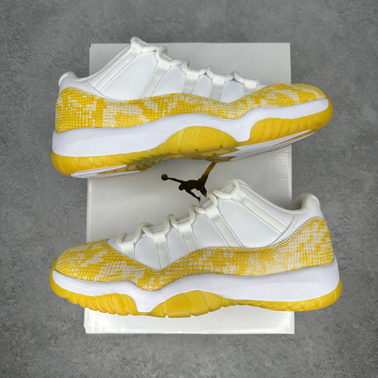 Jordan 11 Retro Low Yellow Snakeskin (Women's) *pre-owned* SIZE 9M/10.5W