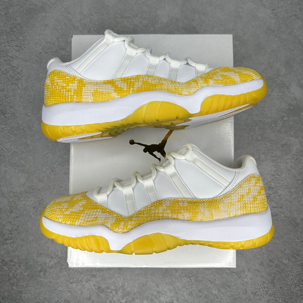 Jordan 11 Retro Low Yellow Snakeskin (Women's)