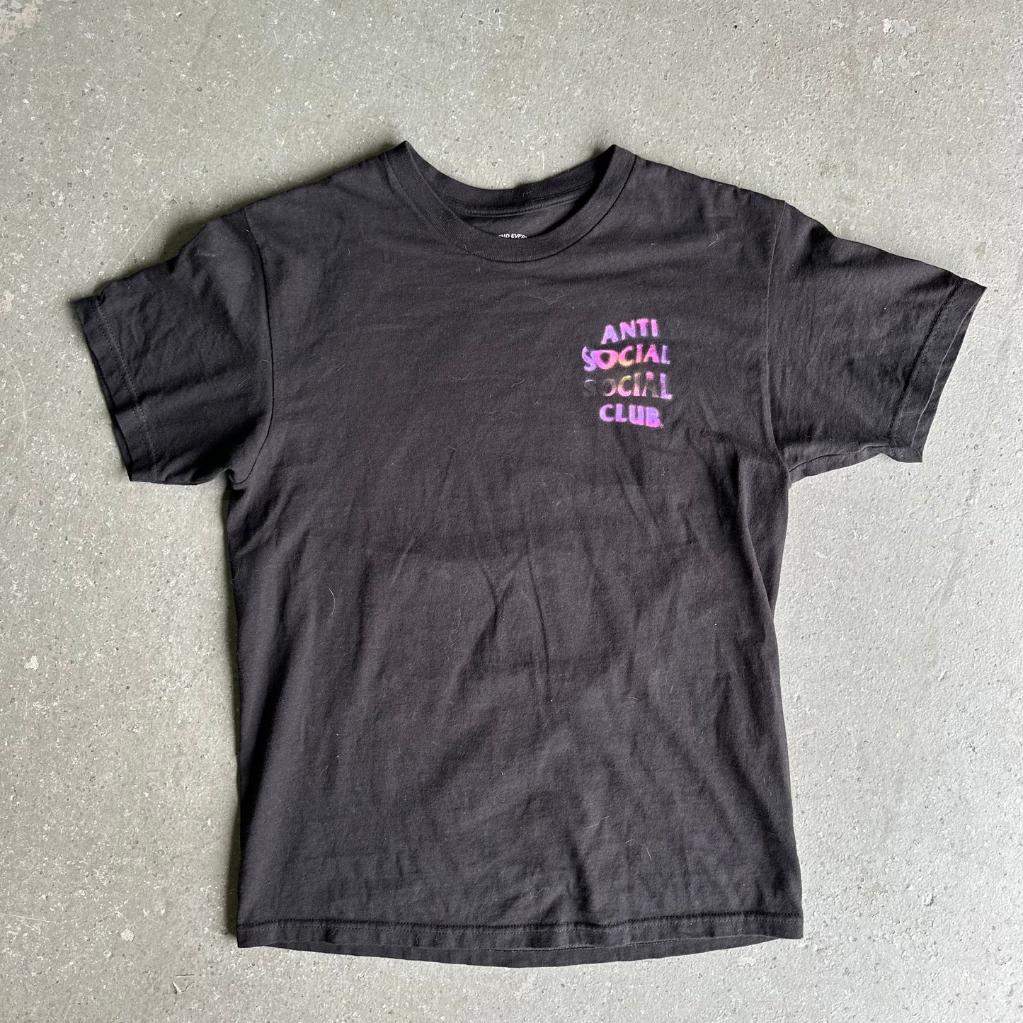 Anti Social Social Club Lava Tee Black *pre-owned* (SIZE M)