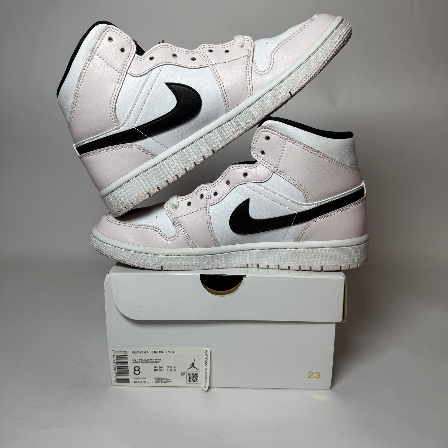Jordan 1 Mid Barely Rose Women’s (Pre-Owned) (SIZE 6.5Y/8W)