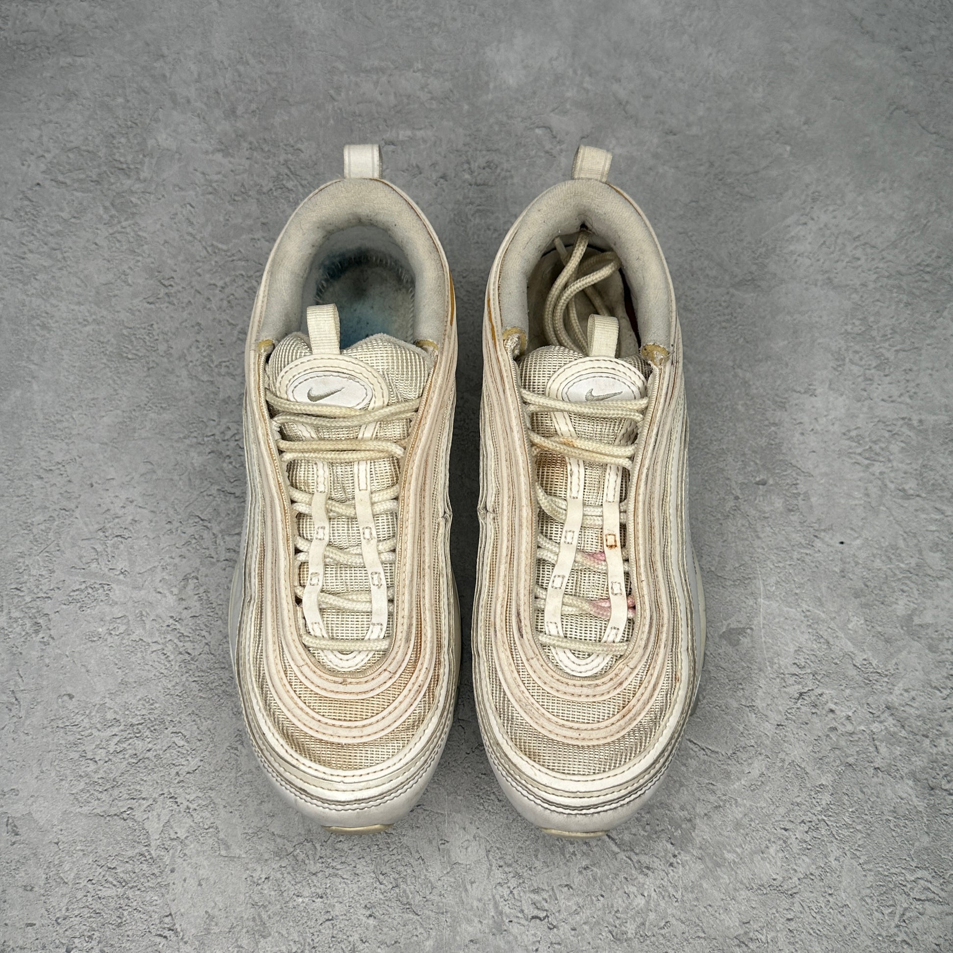 Nike Air Max 97 White Pure Platinum (Women's) *pre-owned* SIZE 8W