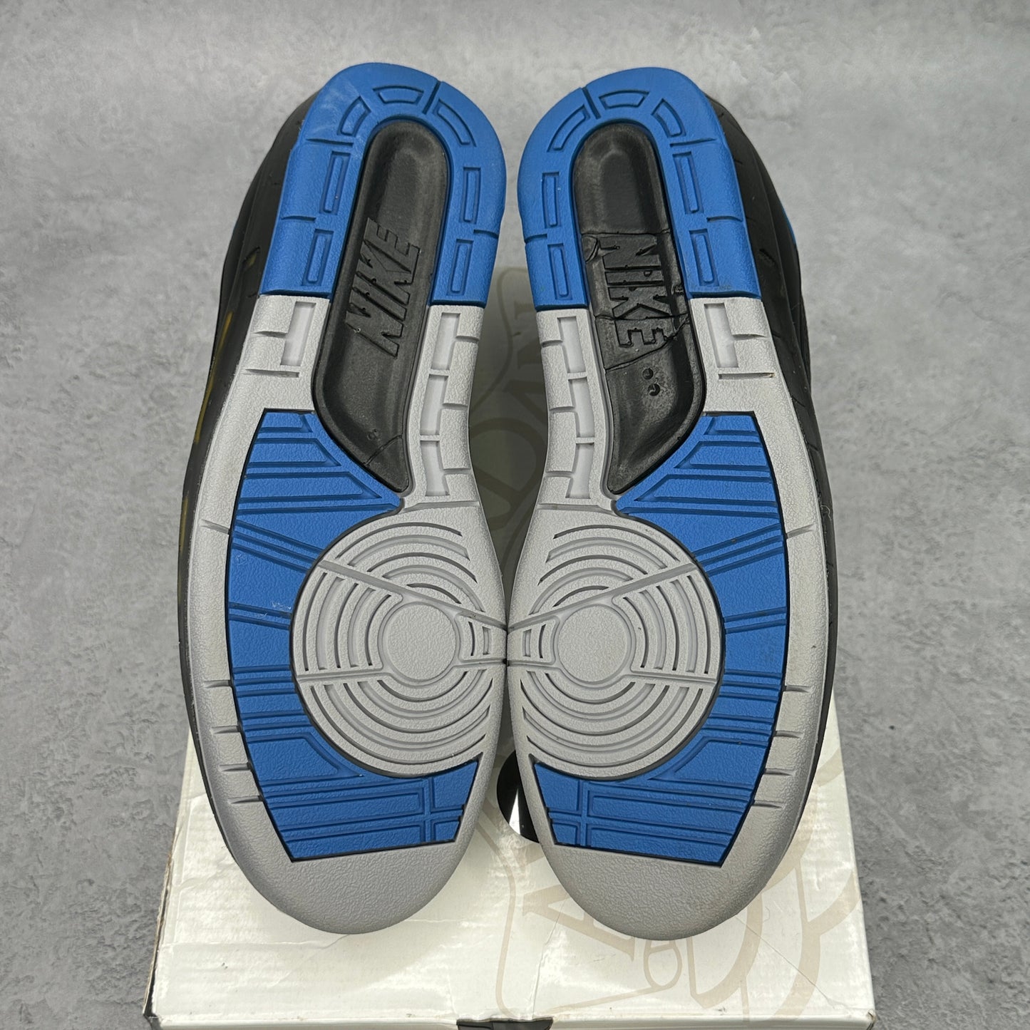 Jordan 2 Retro Low SP Off-White Black Blue *pre-owned* SIZE 8