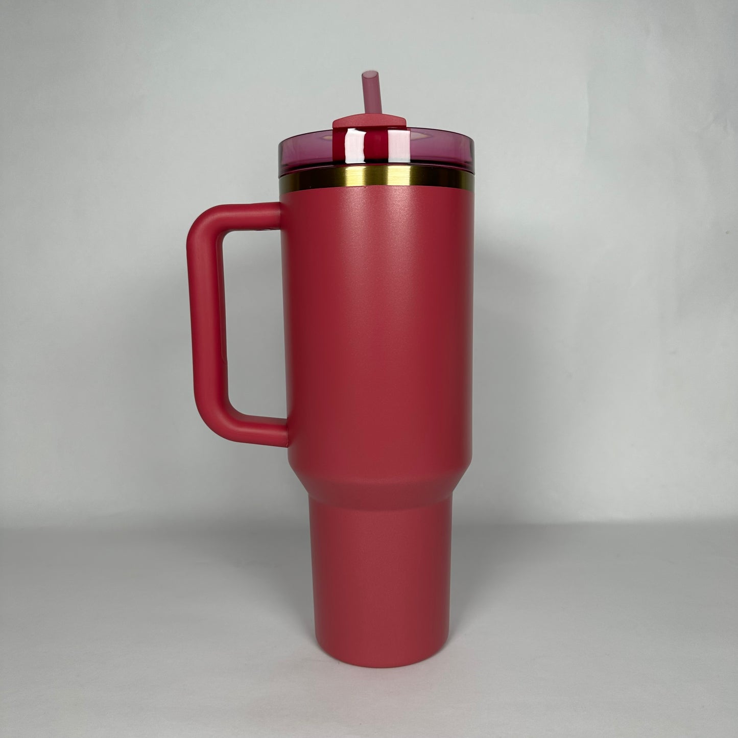 Stanley x Starbucks Holiday 2024 Flowstate Quencher 40oz Tumbler BERRY PINK GLITTER