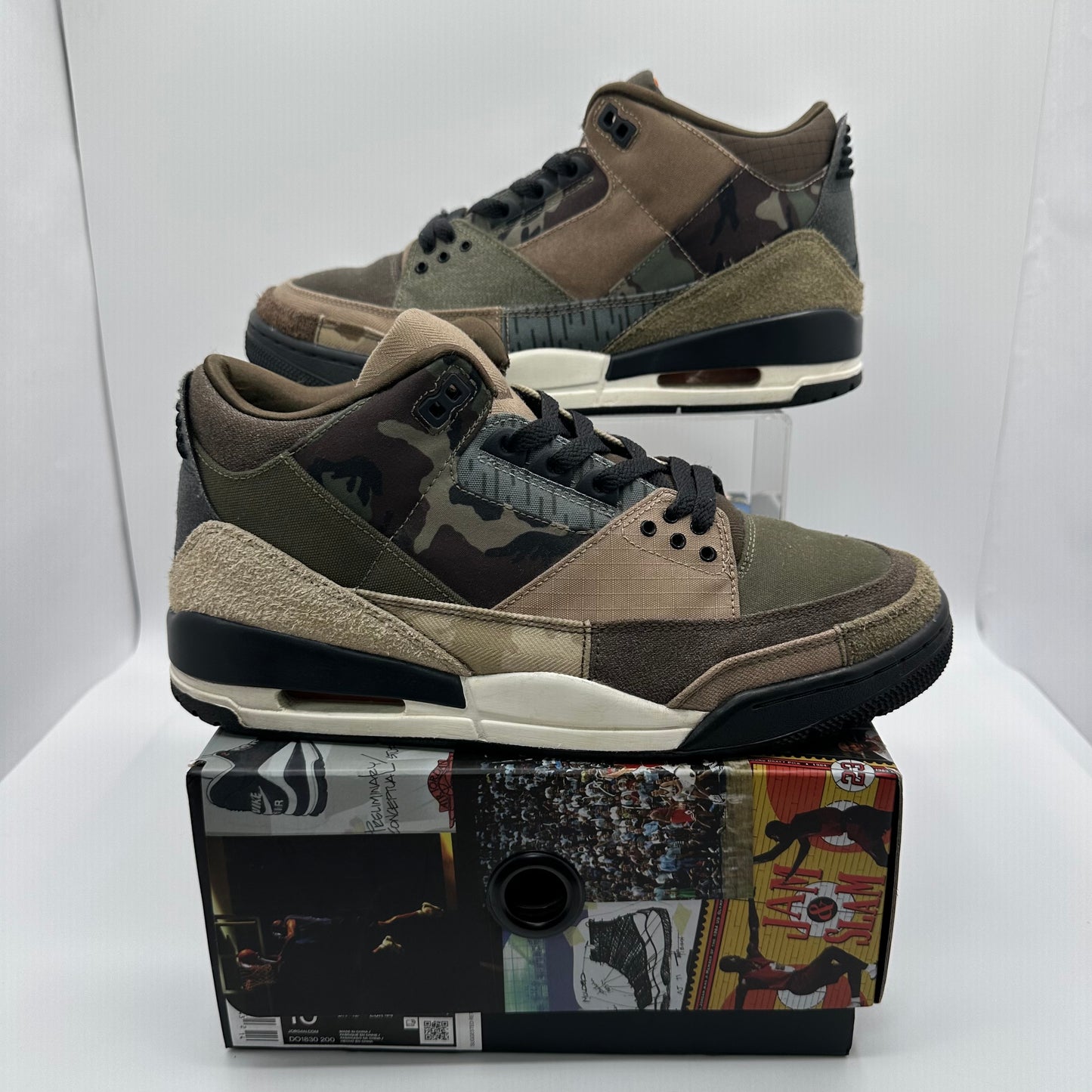 Jordan 3 Reteo SE Patchwork Camo *pre-owned* (SIZE 10)