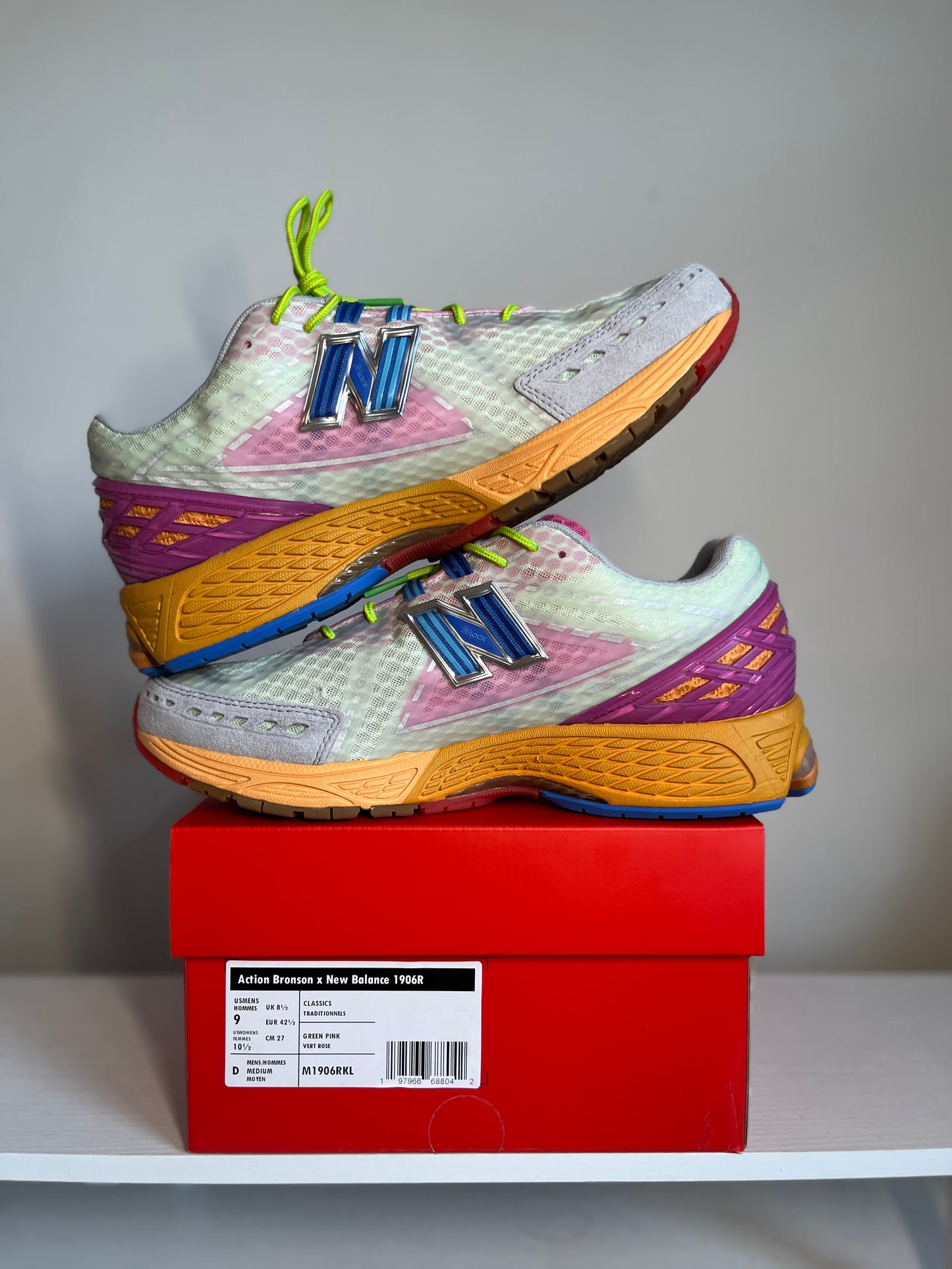 New Balance 1906R Action Bronson Rosewater VNDS *pre-owned* (SIZE 9)