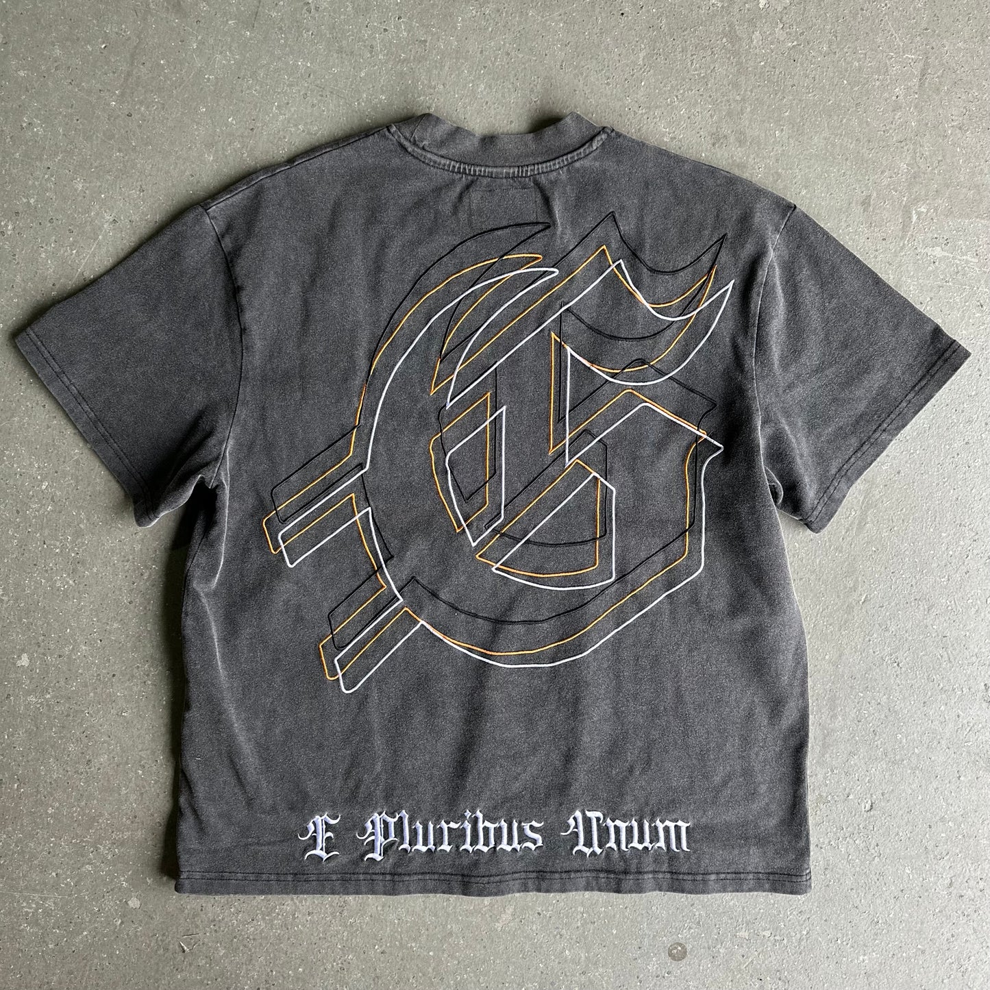 Godspeed Sphinx Guardian T-shirt (Black Washed) *pre-owned* (SIZE S)
