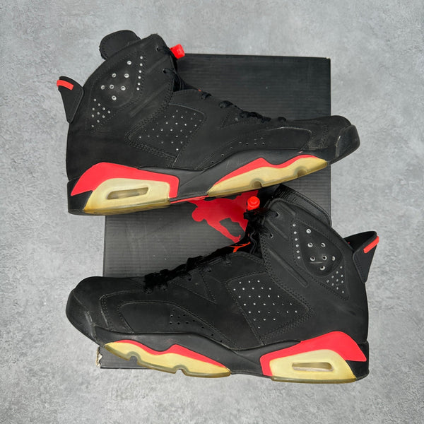 Jordan 6 Retro Infrared Black (2014) *pre - owned* SIZE 10 - Kicks Collective PA - Jordan - 384664-023 - Men's Shoes - 10M/11.5W - Pre - Owned