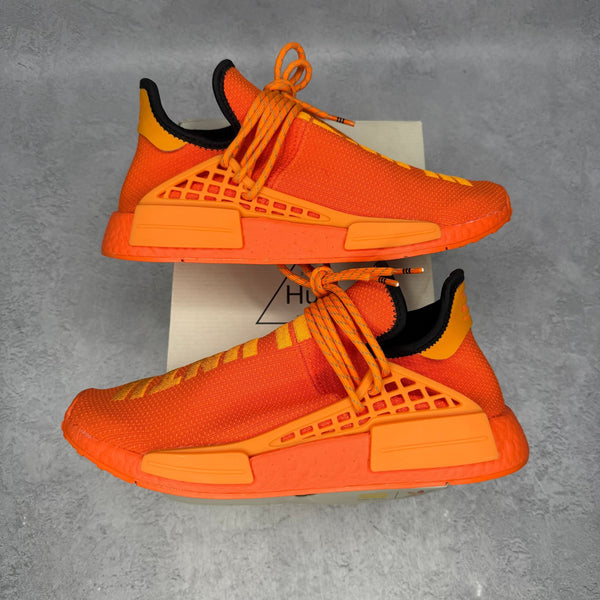 adidas NMD HU Pharrell Orange *pre - owned* VNDS SIZE 9 - Kicks Collective PA - adidas - GY0095 - Men's Shoes - 9M/10.5W - Pre - Owned