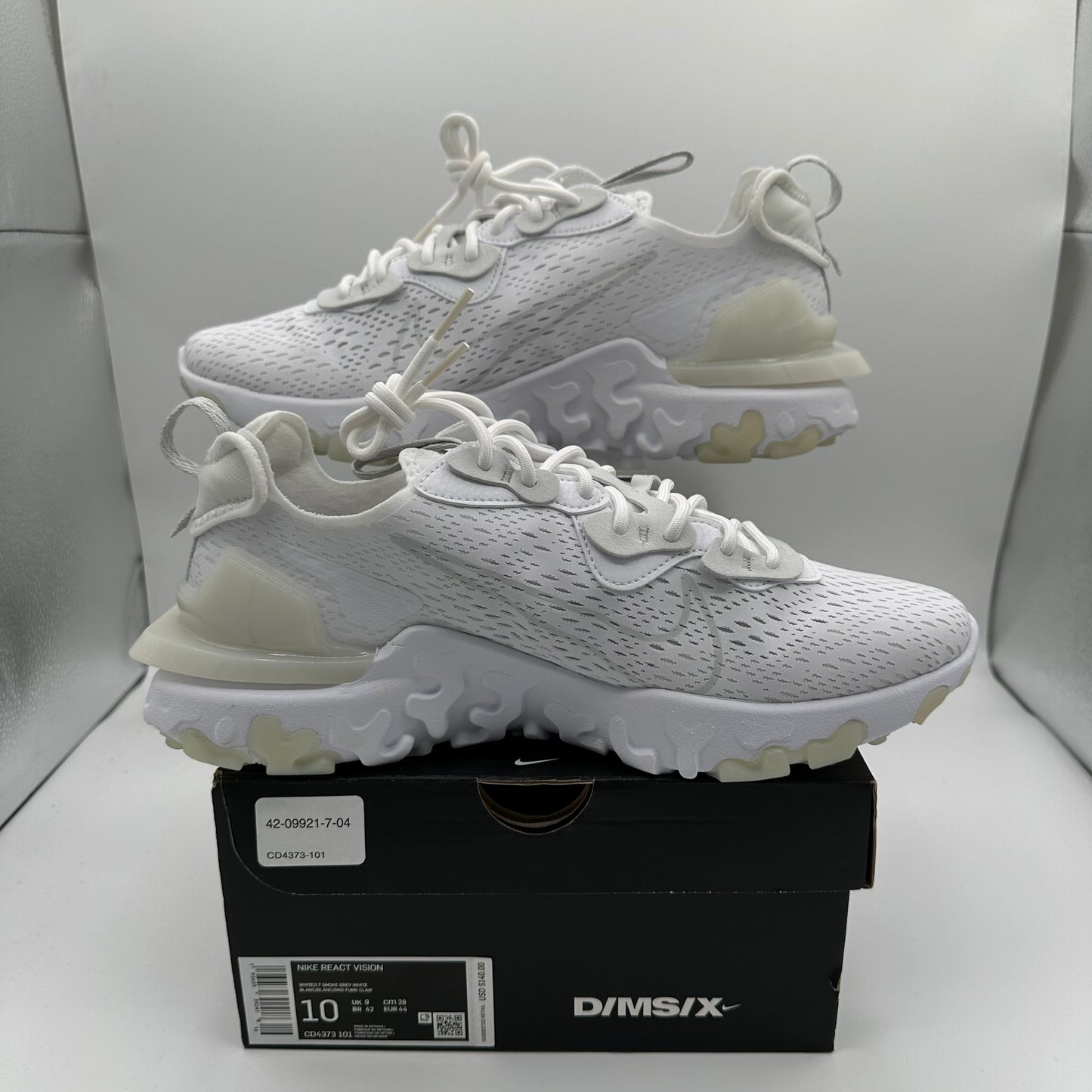 Nike React Vision White Light Smoke Grey