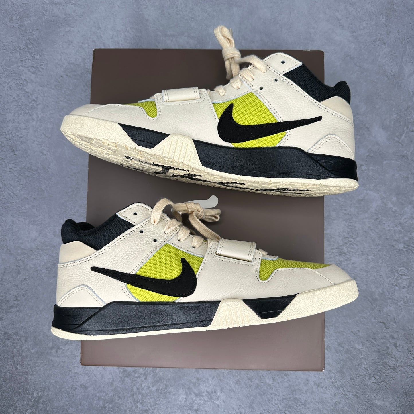 Jordan Jumpman Jack TR Travis Scott Bright Cactus WORN 1X OG ALL *pre-owned* SIZE 11