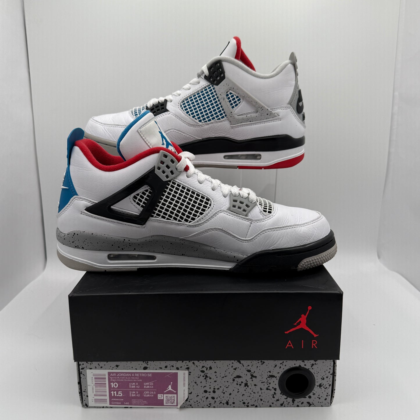 Jordan 4 Retro What The *pre-owned* (SIZE 10)