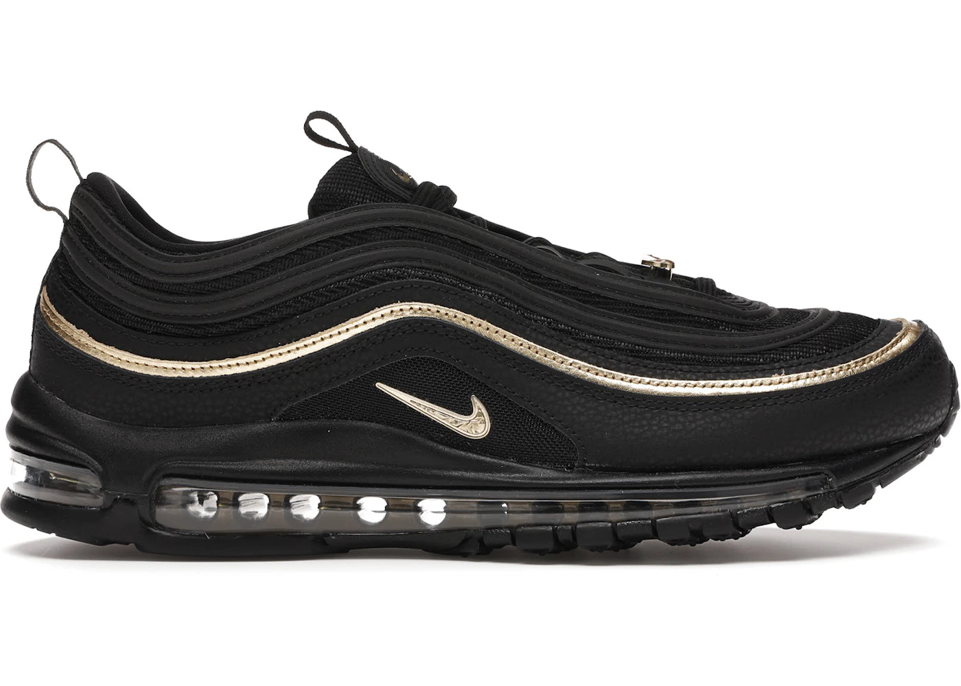 Nike Air Max 97 CM Black Metallic Gold *pre-owned* SIZE 9.5
