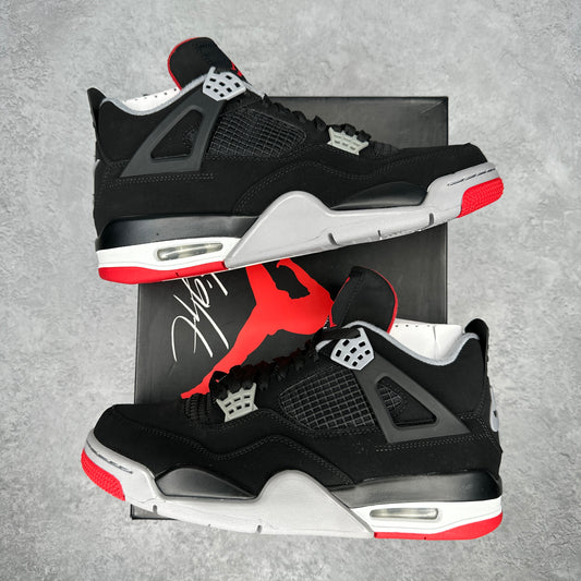 Jordan 4 Retro Bred (2019) *pre-owned* SIZE 9