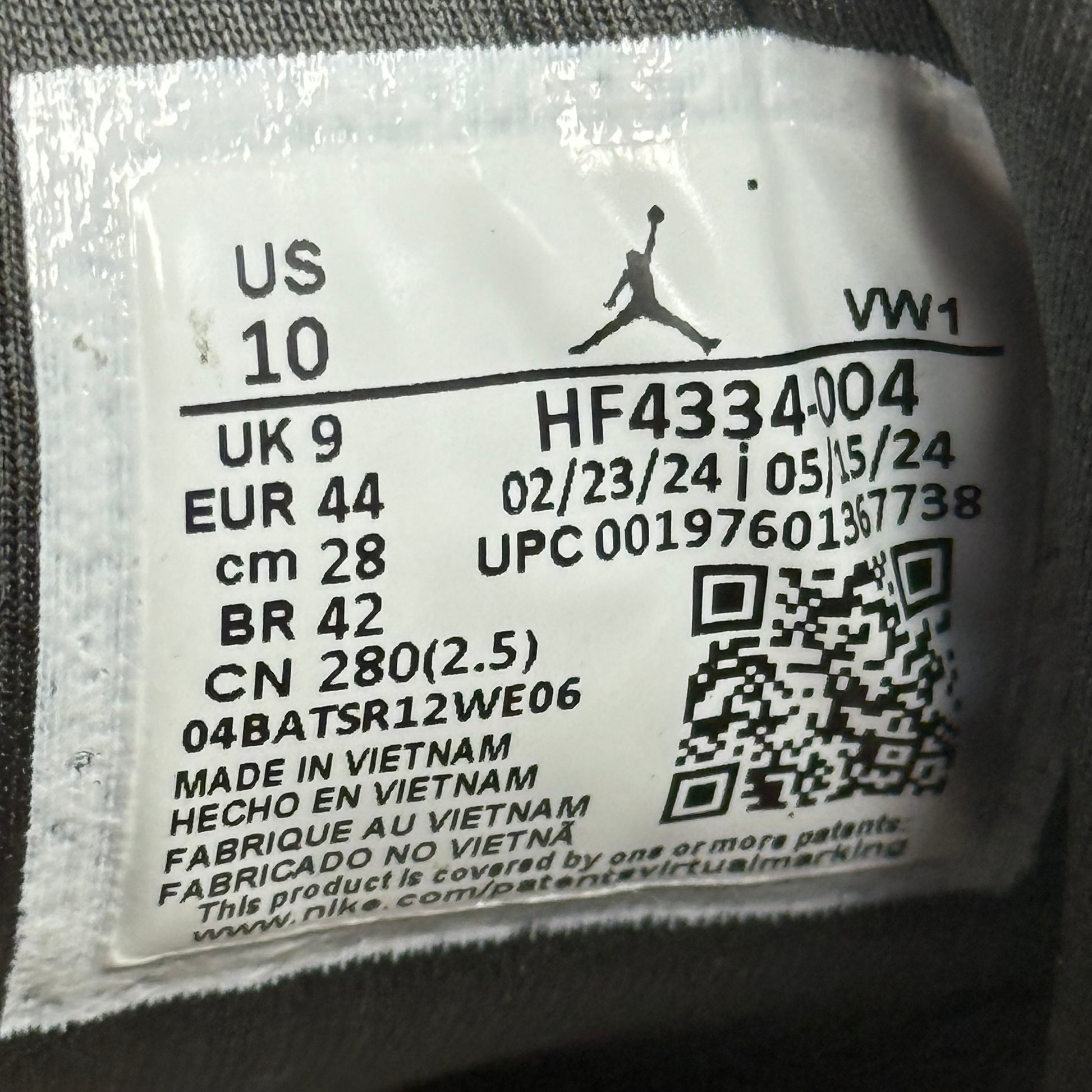 Jordan 4 RM SP Nigel Sylvester Driveway Grey
