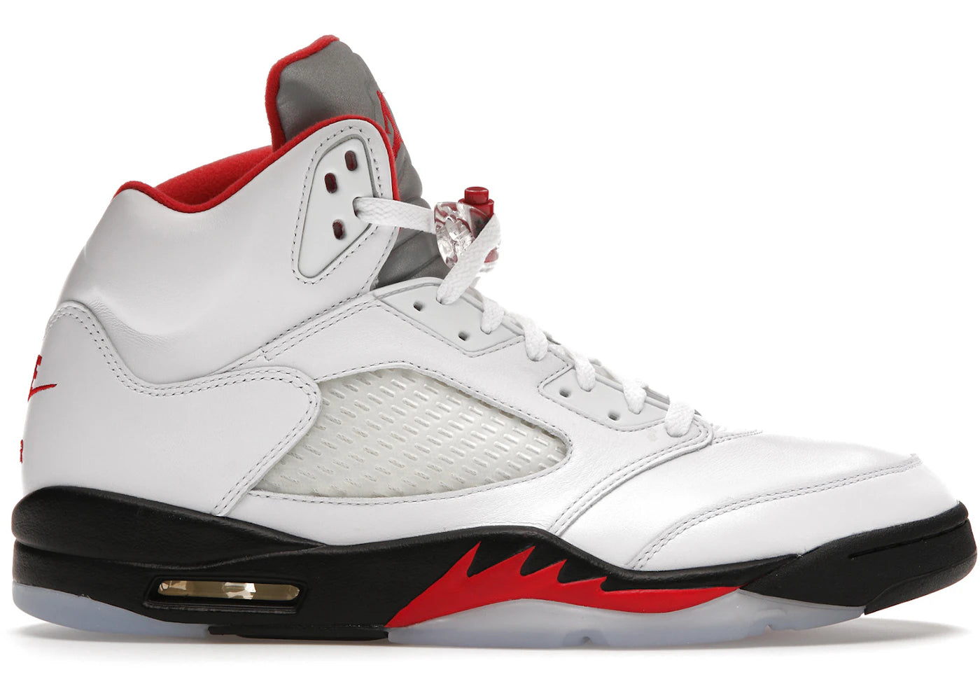 Jordan 5 Retro Fire Red Silver Tongue (2020) VNDS *pre-owned* SIZE 9