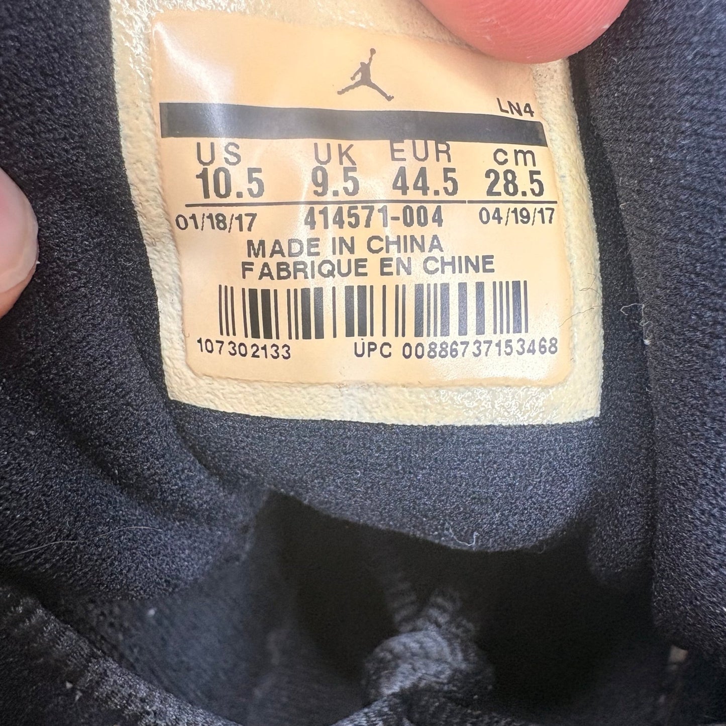 Jordan 13 Retro Bred (2017) *pre - owned* SIZE 10.5 - Kicks Collective PA - Jordan - 414571-004 - Men's Shoes - 10.5M/12W - Pre - Owned - No Box