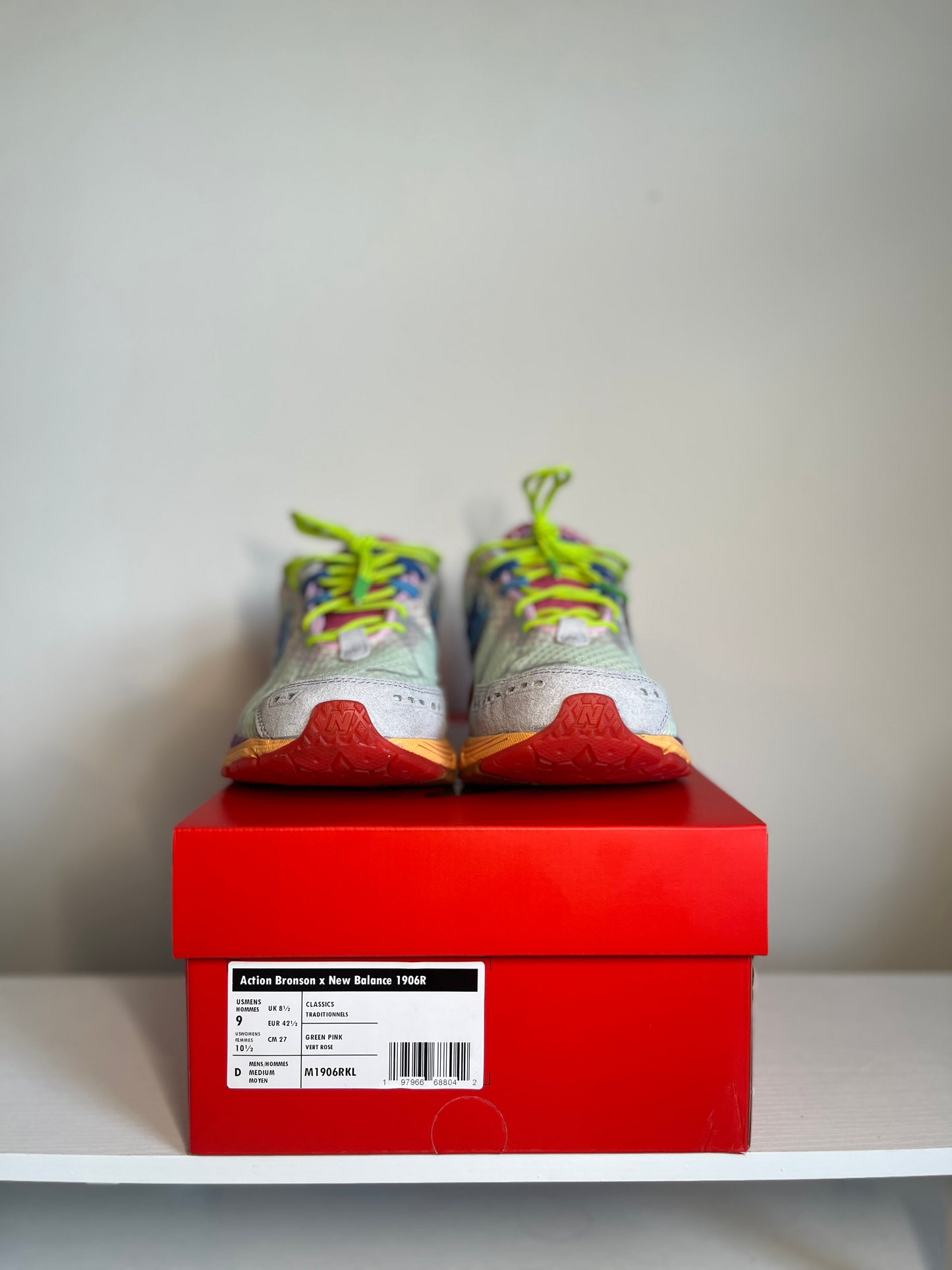 New Balance 1906R Action Bronson Rosewater VNDS *pre-owned* (SIZE 9)