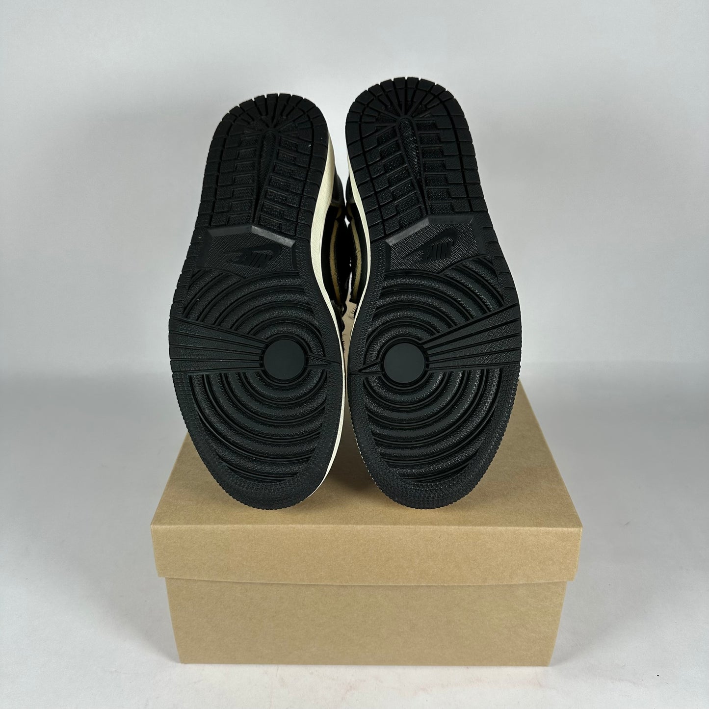 Nike AIr Jordan 1 Low EX Black Smoke Grey *pre-owned* size 9