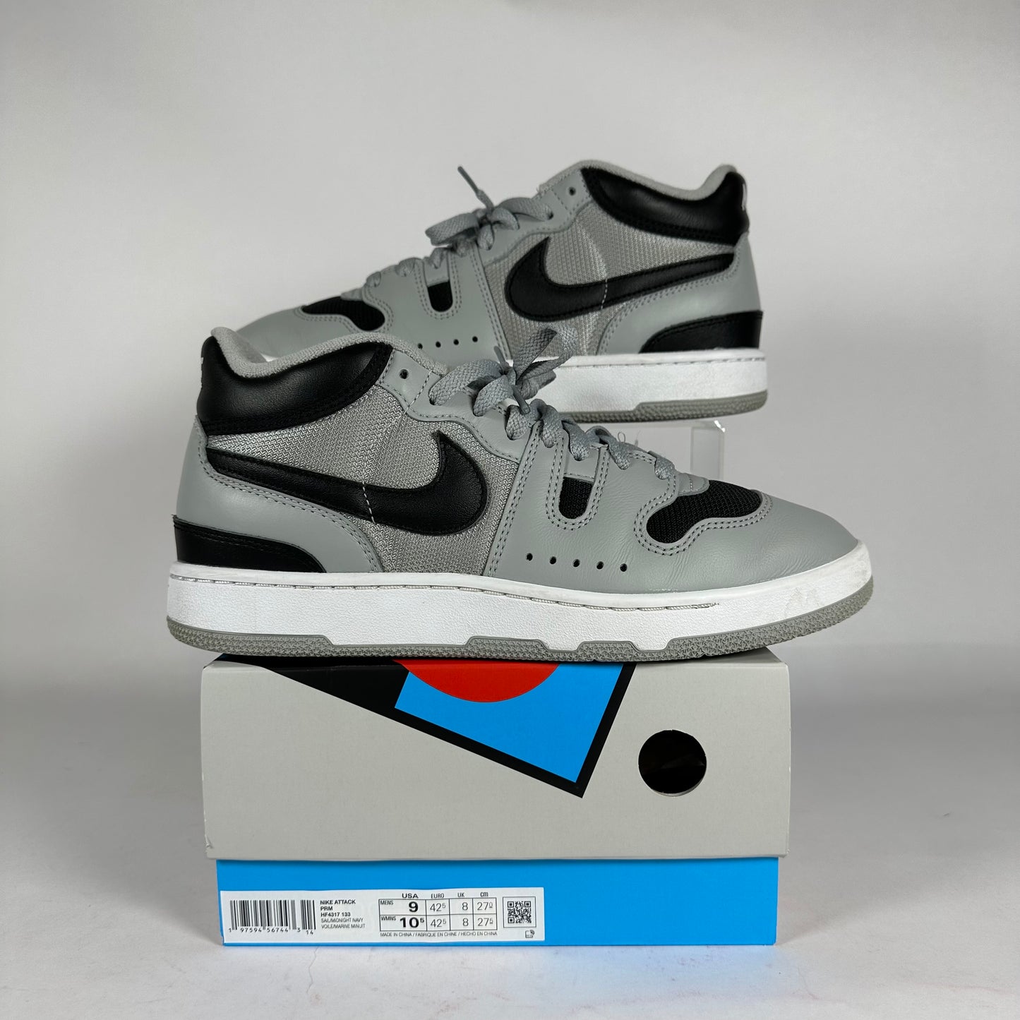Nike Mac Attack OG Grey *pre-owned* size 9