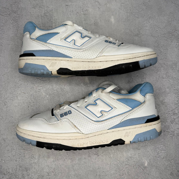 New Balance 550 UNC White University Blue *pre - owned* SIZE 11 - Kicks Collective PA - New Balance - BB550HL1 - Men's Shoes - 9M/10.5W - Pre - Owned - No Box