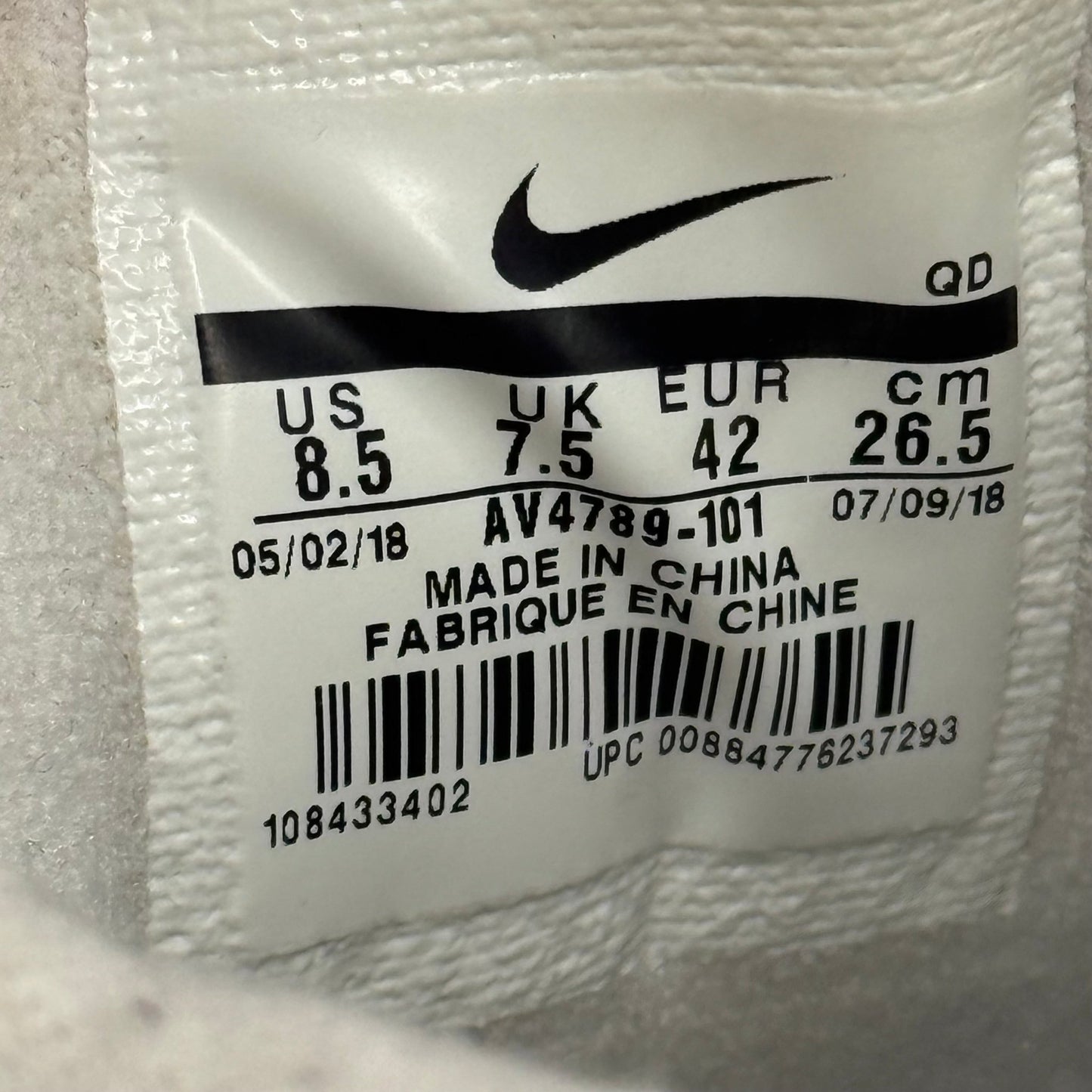 Nike M2K Tekno White Pure Platinum *pre - owned* SIZE 8.5 - Kicks Collective PA - Nike - AV4789-101 - Men's Shoes - 8.5M/10W - Pre - Owned - No Box