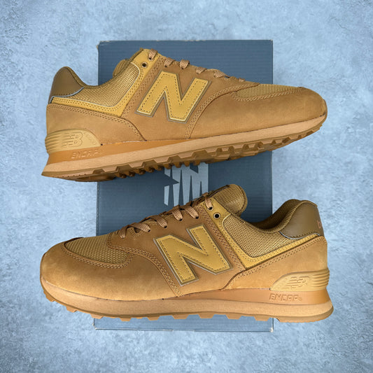 New Balance 574 Mono Wheat Workwear VNDS *pre-owned* SIZE 9