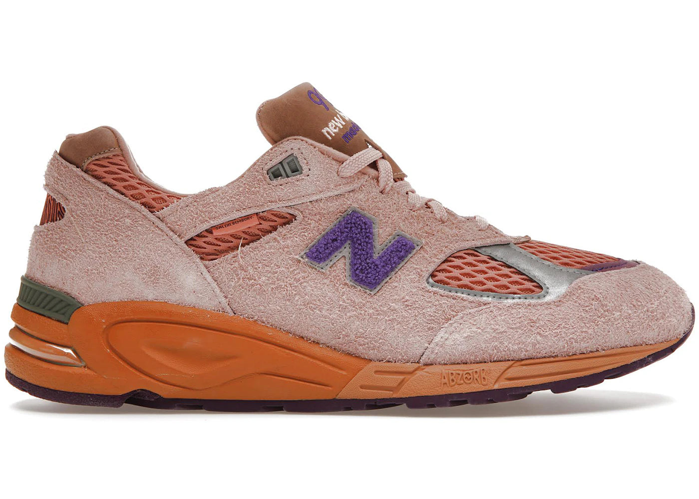 New Balance 990v2 Salehe Bembury Sand Be The Time PADS *pre-owned* SIZE 10