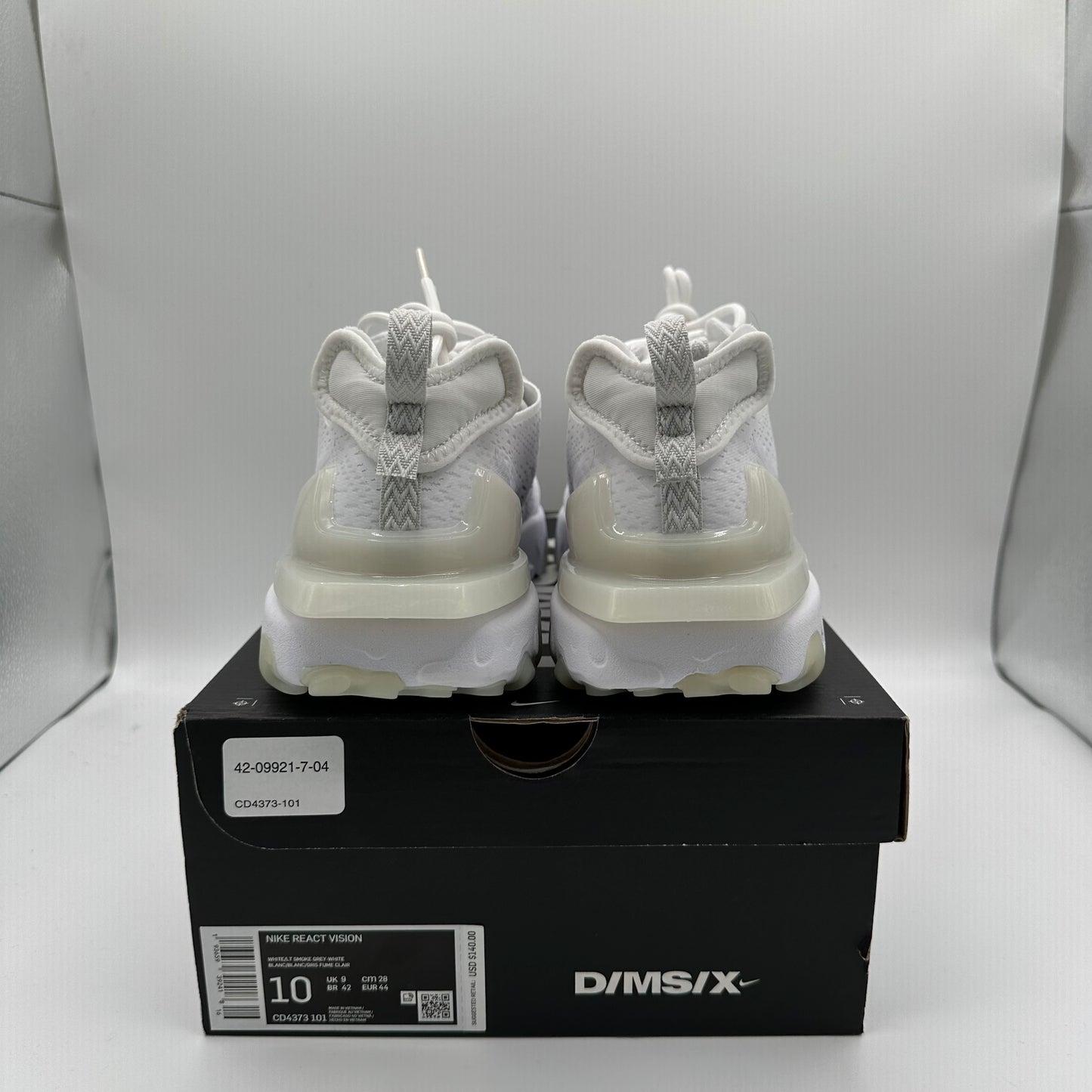 Nike React Vision White Light Smoke Grey