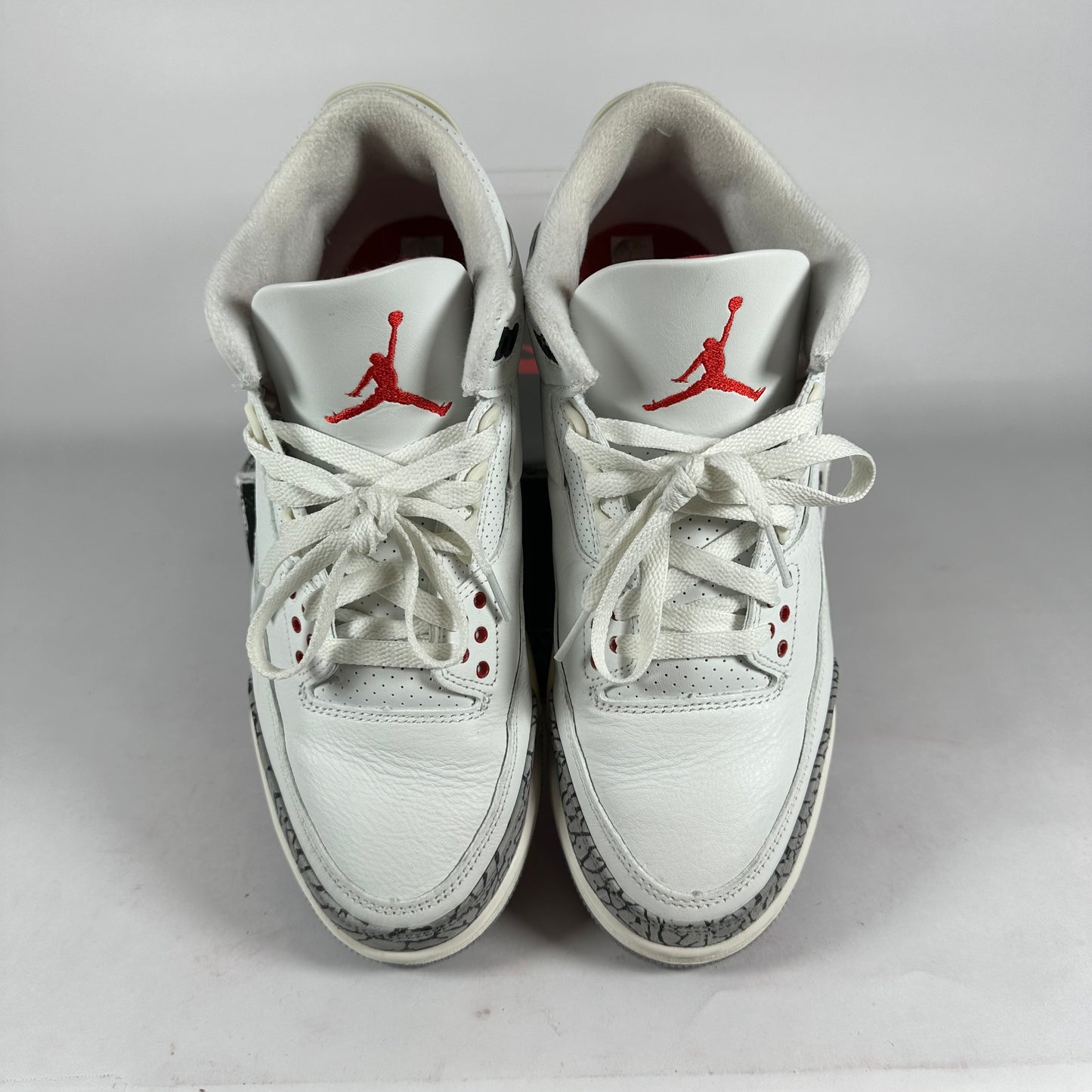 Jordan 3 White Cement *pre-owned* (SIZE 9)