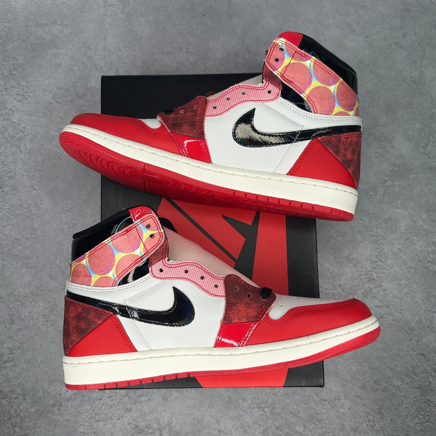 Jordan 1 Retro High OG Spider - Man Across the Spider - Verse - Kicks Collective PA - Jordan - DV1748 - 601 - Men's Shoes - 10M/11.5W - Brand New
